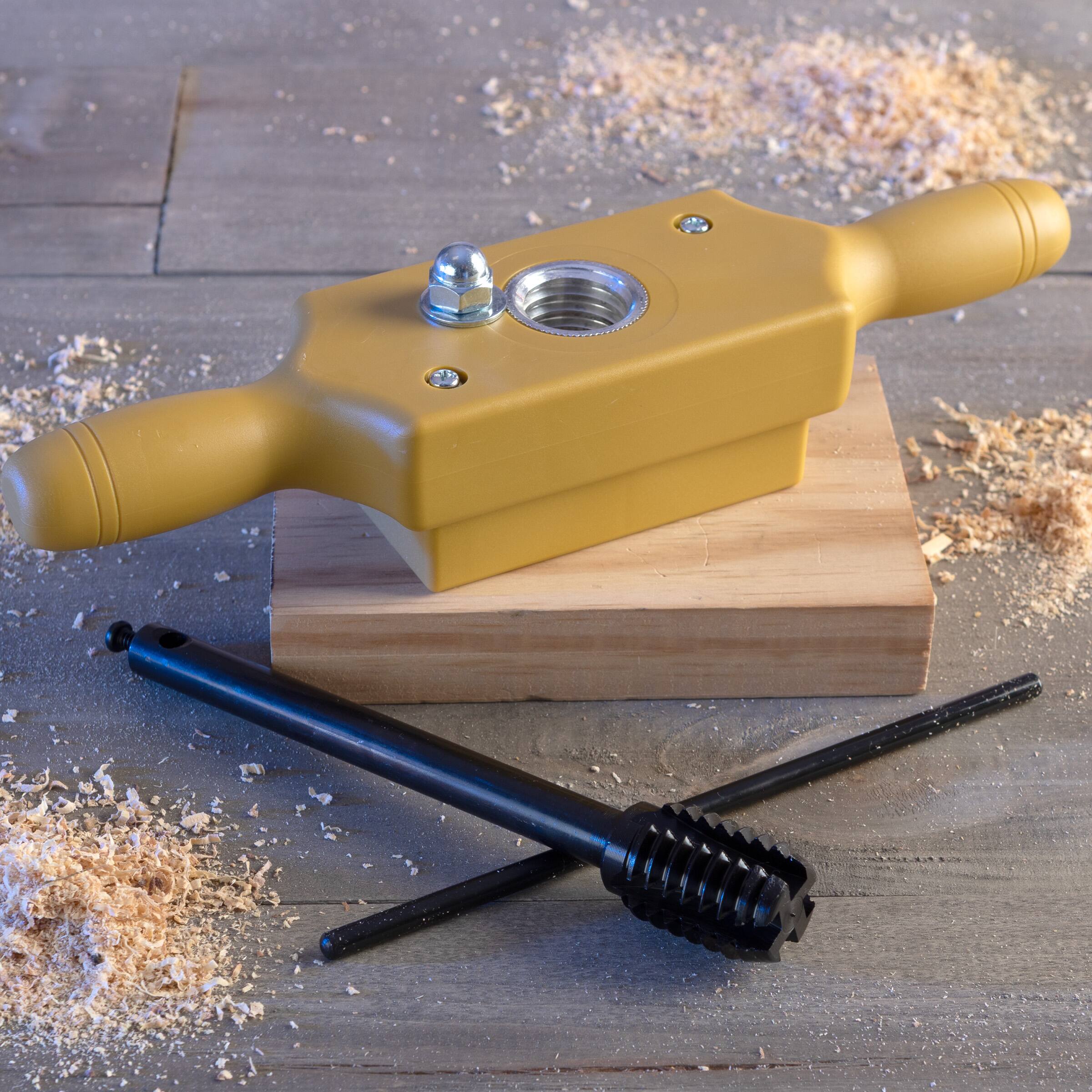 Alt View 6. Kings County Tools - 3/4 Inch x 6TPI Tap and Die Set - Tan and Black.