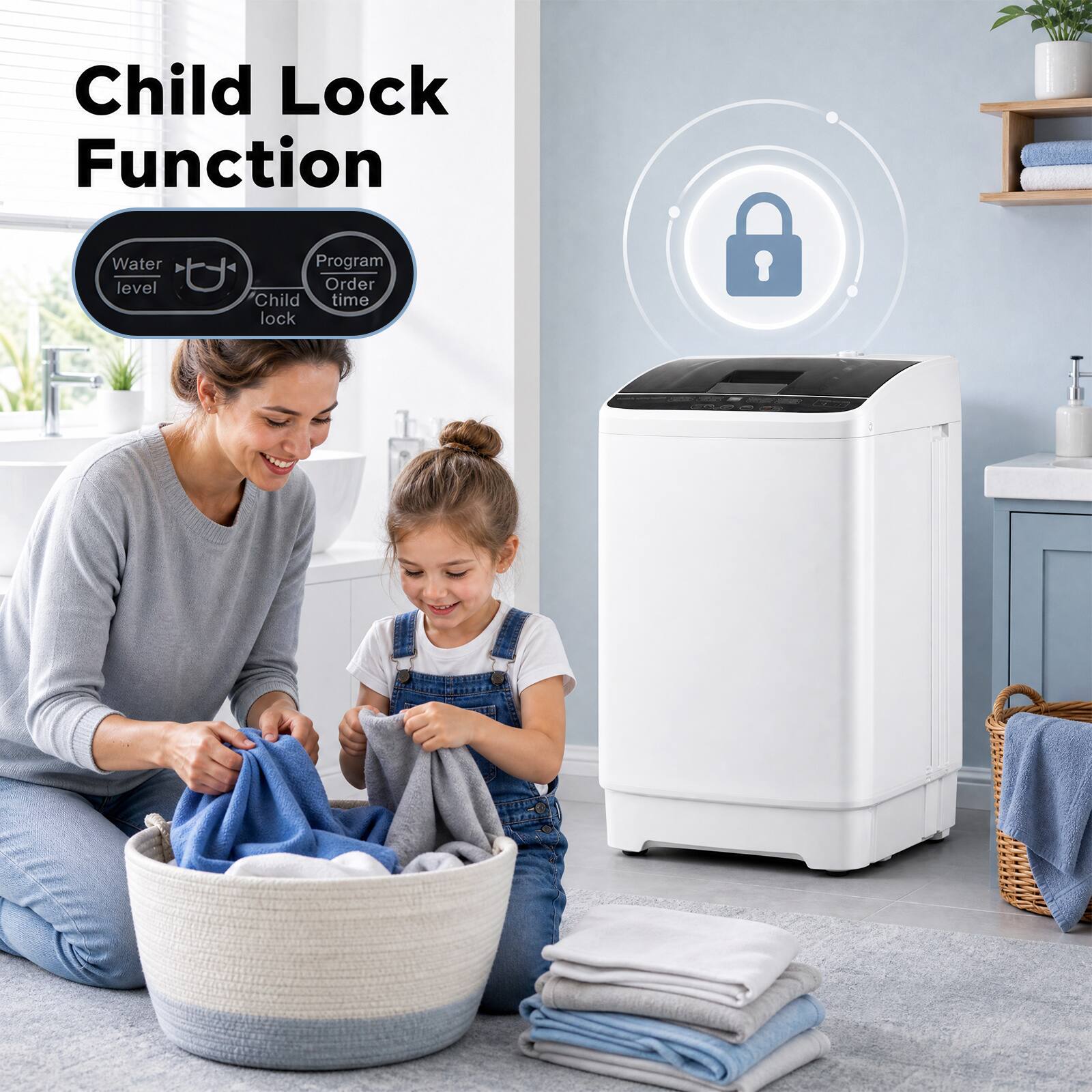 Child Lock Function  
Water level  
Program Order  
Child lock