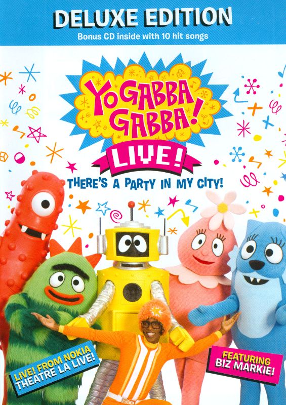 Best Buy Yo Gabba Gabba Live There S A Party In My City [deluxe Edition] [2 Discs] [dvd Cd