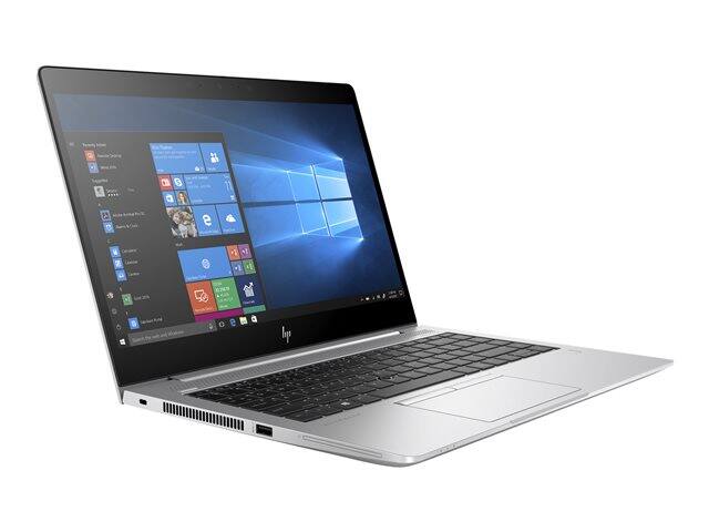 Alt View 1. HP - EliteBook 840 G6 14" FHD IPS Intel Core i5-8365U 1.6 GHz up to 4.1 GHz 16GB DDR4 256GB SSD Windows 11 Pro Laptop - Silver.