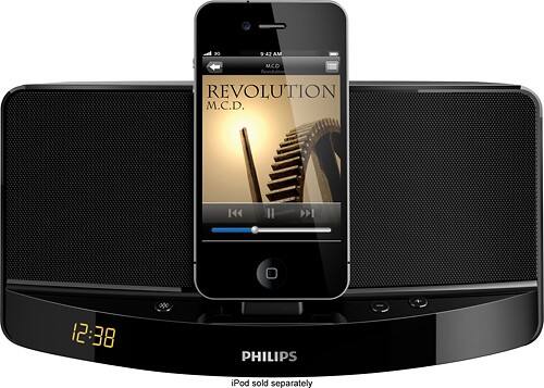 Front Standard. Philips - Refurbished Docking Speaker for Apple® iPod® and iPhone®.