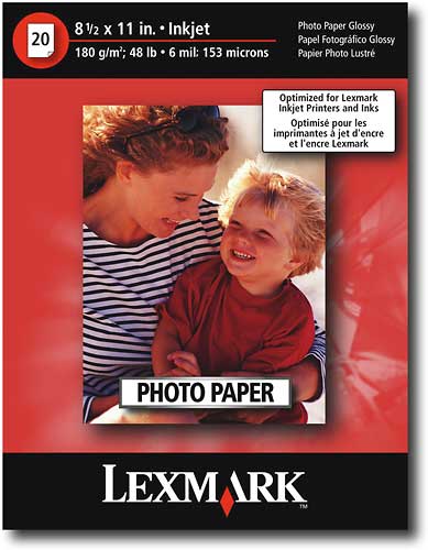 Front Standard. Lexmark - Photo Paper.