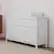Left. Storkcraft - Alpine 6-Drawer Double Dresser - White.