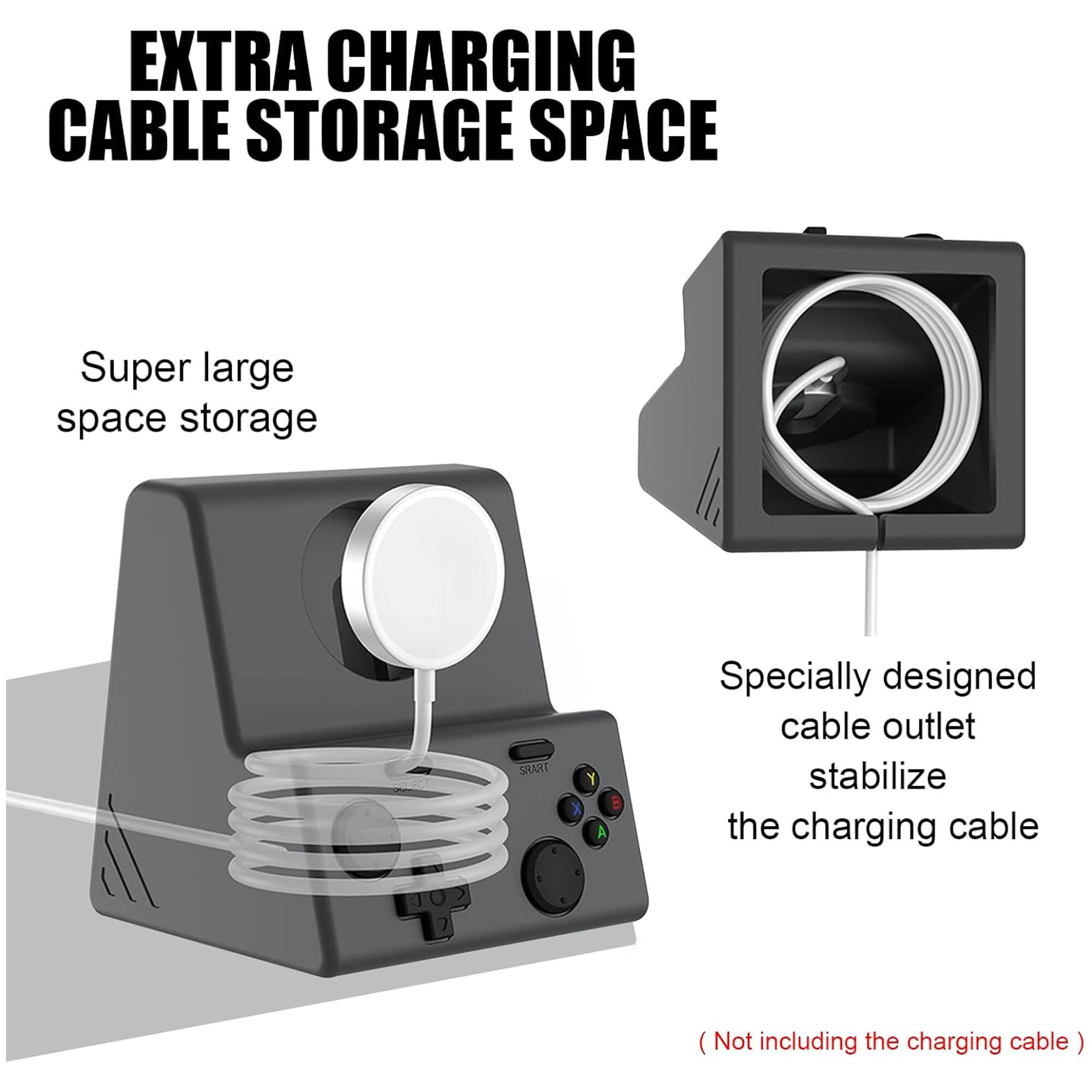 EXTRA CHARGING CABLE STORAGE SPACE

Super large space storage

Specially designed cable outlet stabilize the charging cable

(Not including the charging cable)