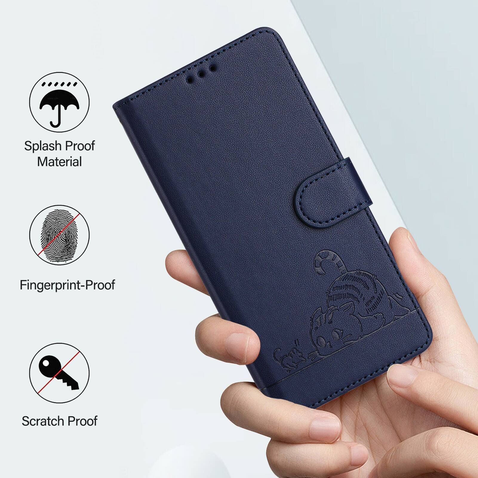 Splash Proof Material  
Fingerprint-Proof  
Scratch Proof