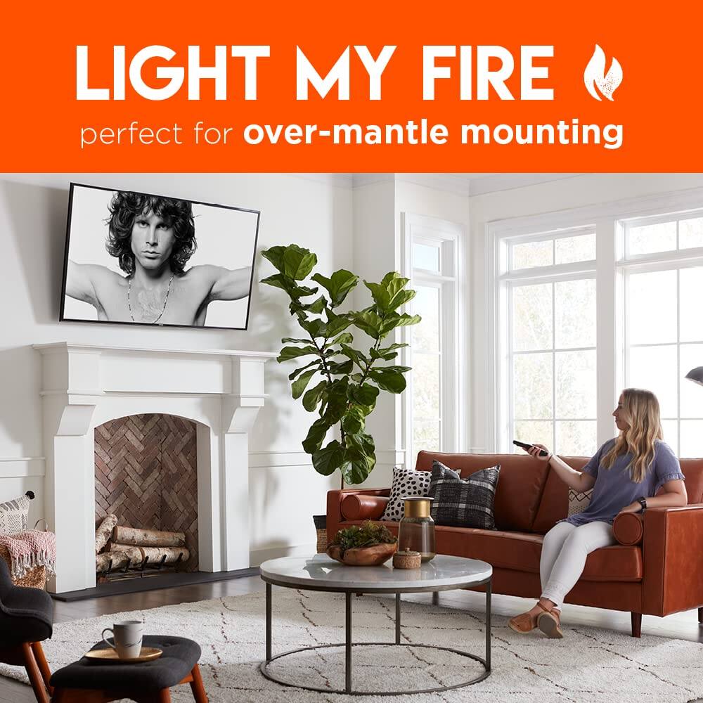 LIGHT MY FIRE
perfect for over-mantle mounting