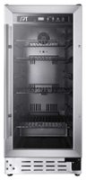 SPT - 92-Can Beverage Cooler - Stainless Steel - Front_Zoom