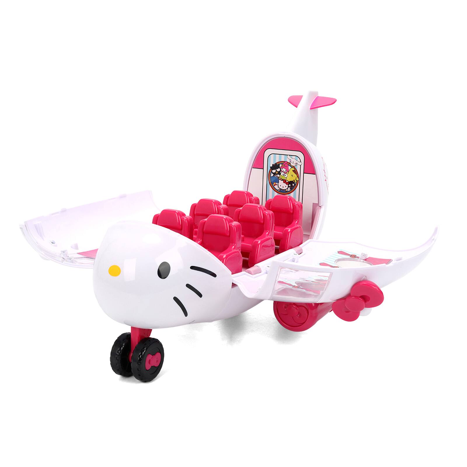 Alt View 1. Jada - "Hello Kitty and Friends" Airplane Set with 3 Figures Model by Jada.