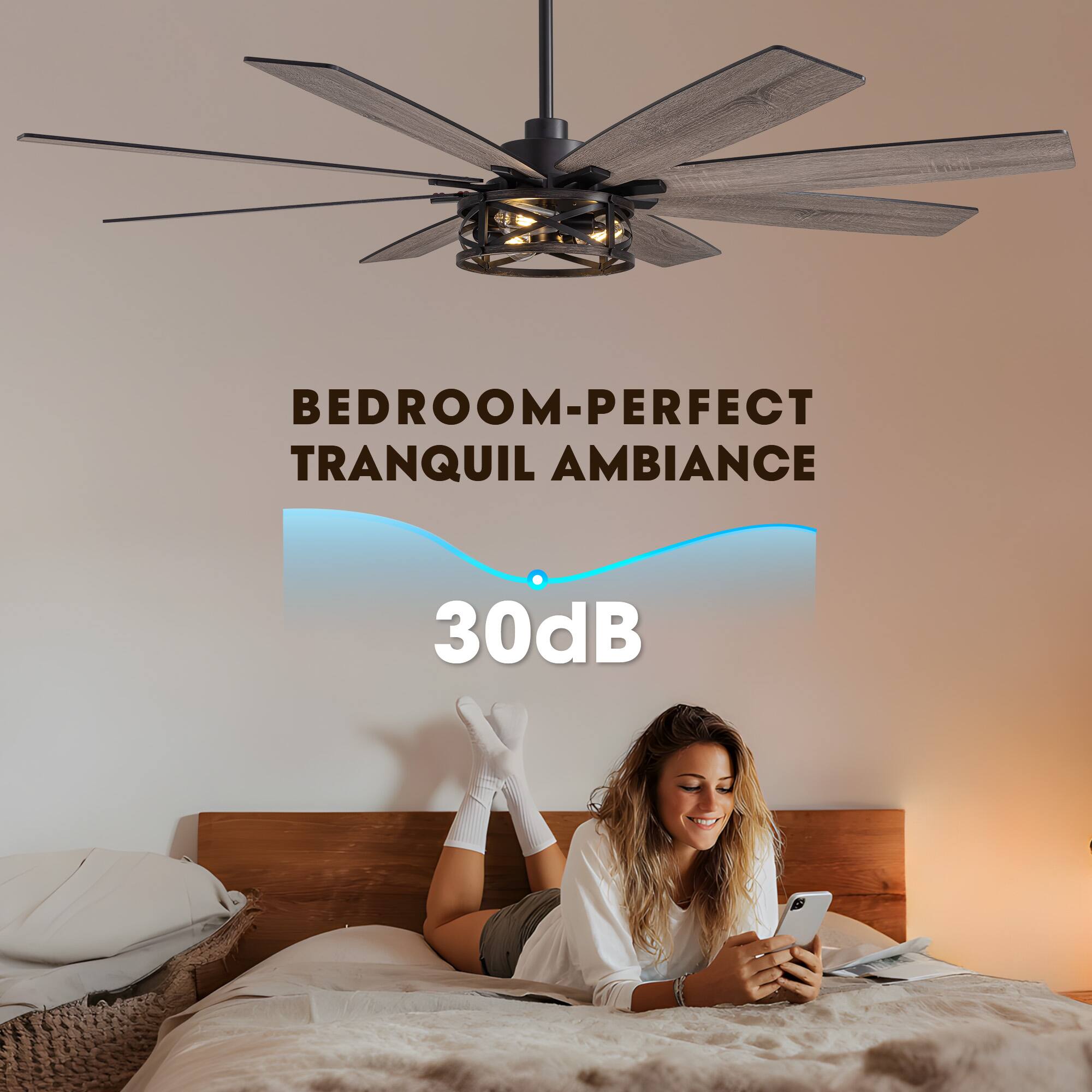 BEDROOM-PERFECT TRANQUIL AMBIANCE  
30dB