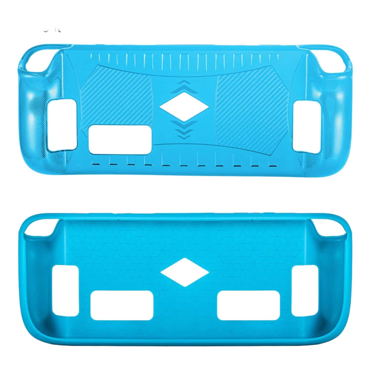 Front. Stock Preferred - TPU Protective Case – Soft Shockproof Anti-Fingerprint Cover Shell (2022 Model) for Steam Deck - Blue.