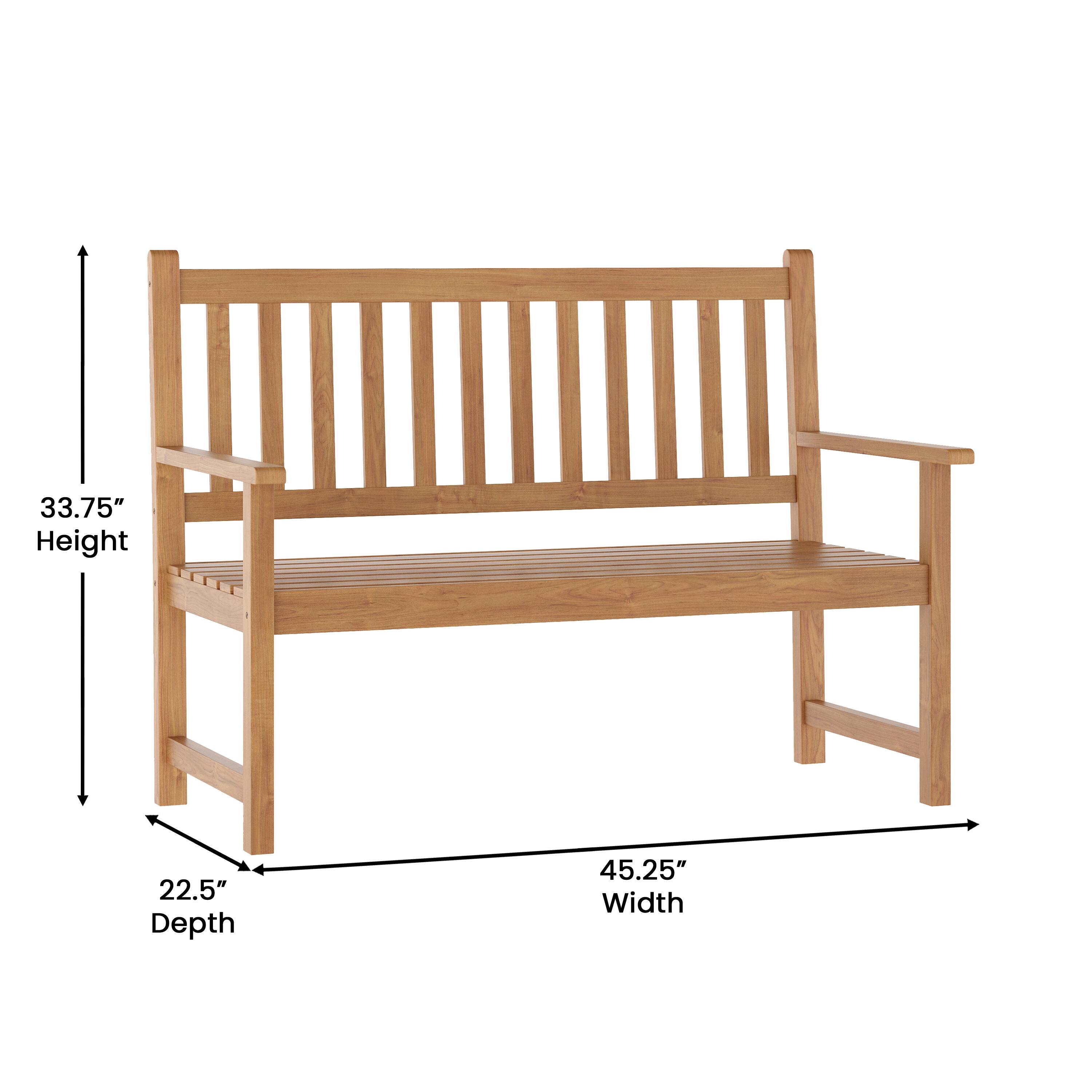 33.75" Height  
22.5" Depth  
45.25" Width
