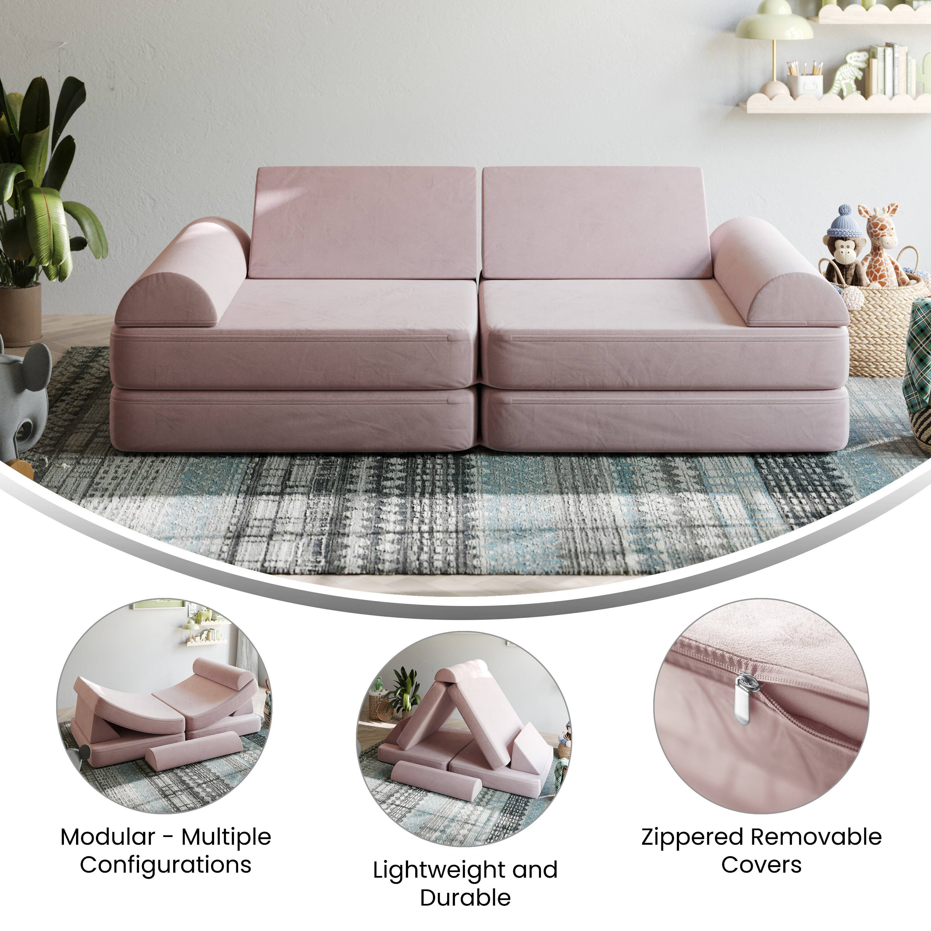Modular - Multiple Configurations  
Lightweight and Durable  
Zippered Removable Covers