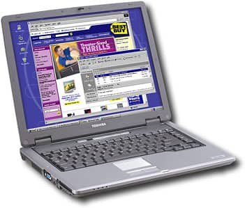 Angle Standard. Toshiba - Satellite Notebook with Intel® Centrino™.