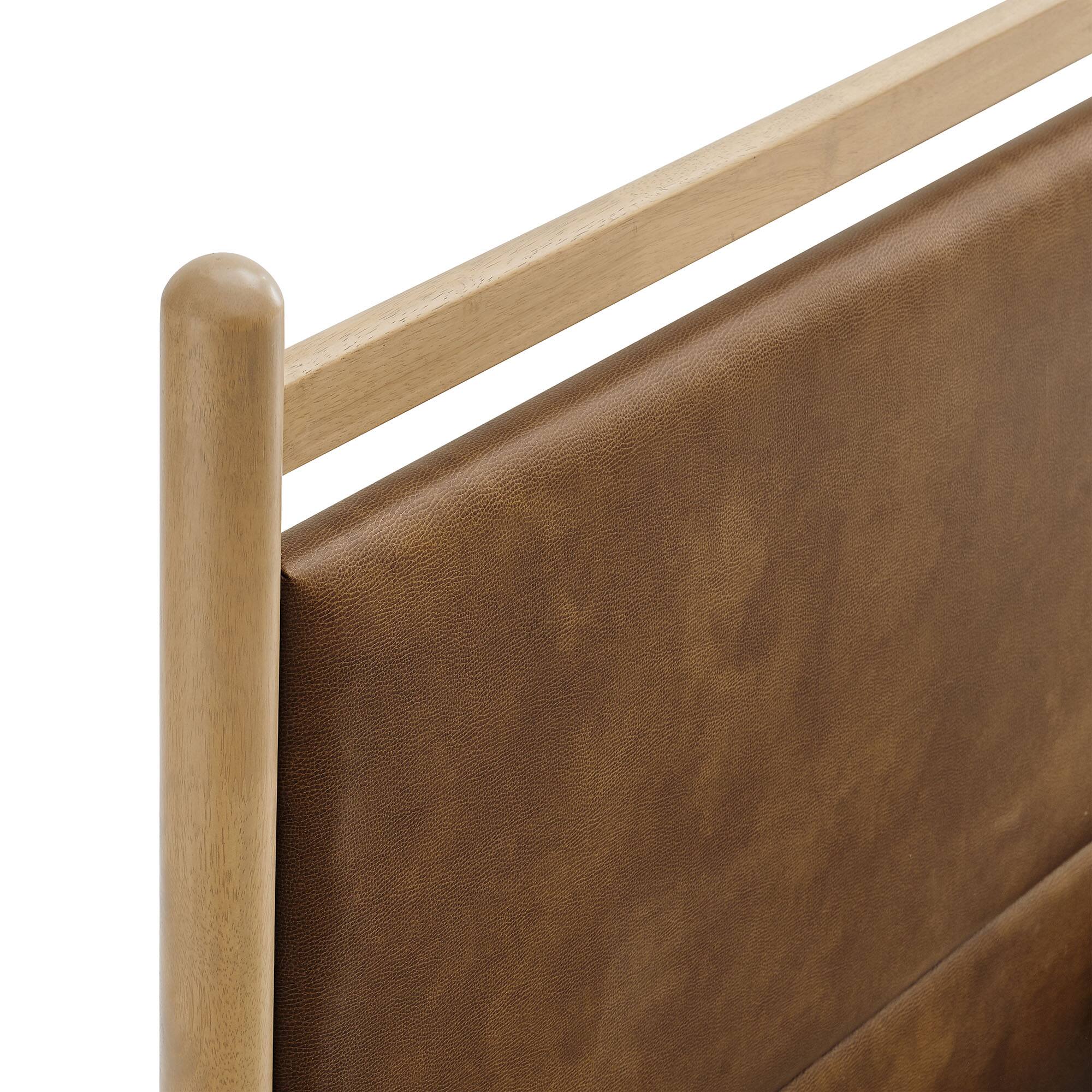 Alt View 5. Modway - Ginny Platform Bed Frame by Modway - Light Oak Canyon.