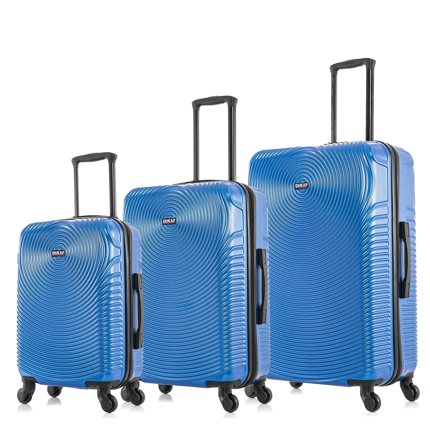 LUGGEX 5 Piece Hardside Luggage Set with Tote and Toiletry Bag EX