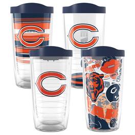 Tervis - Chicago Bears Four-Pack 16oz. Classic Tumbler Set - Multicolor