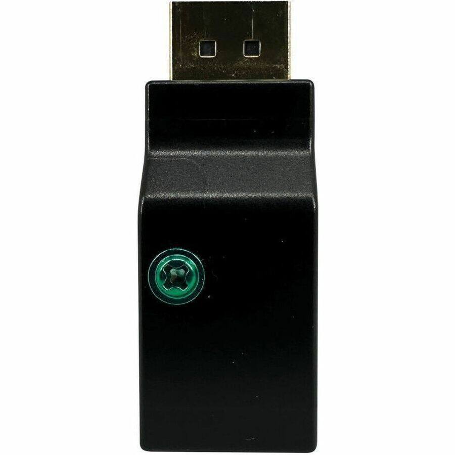 Alt View 4. Tripp Lite - Tripp Lite series In-Line DisplayPort Surge Protector - 4K 60 Hz, HDCP, IEC Compliant, TAA - A/V Equipment, Digital - Black.