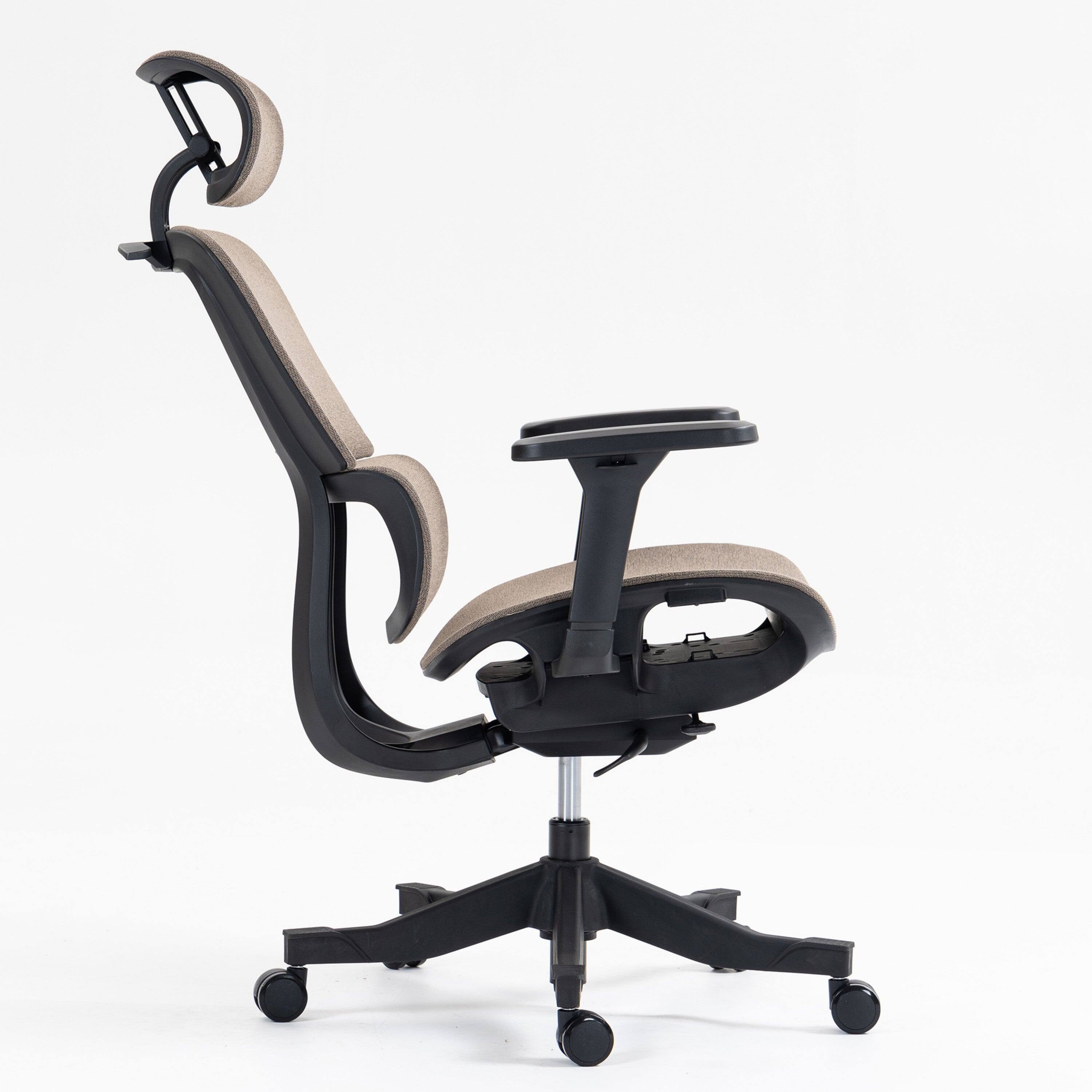 Alt View 6. Boyel Living - High Back Ergonomic Mesh Adjustable Office Chair Brown - Brown.