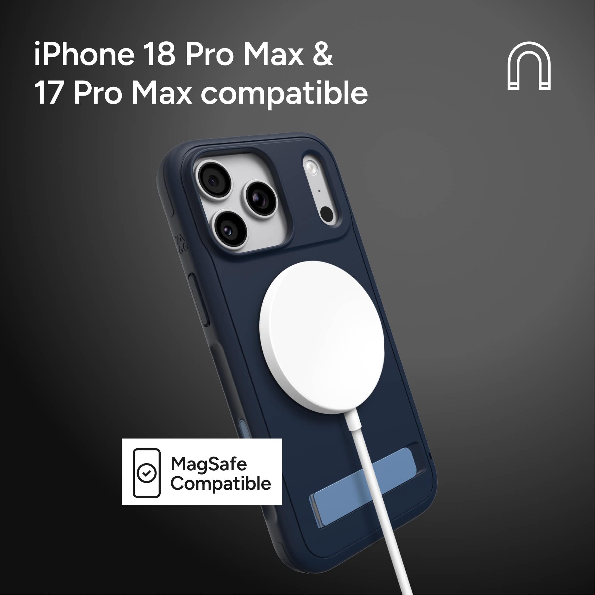 iPhone 18 Pro Max & 17 Pro Max compatible

MagSafe Compatible