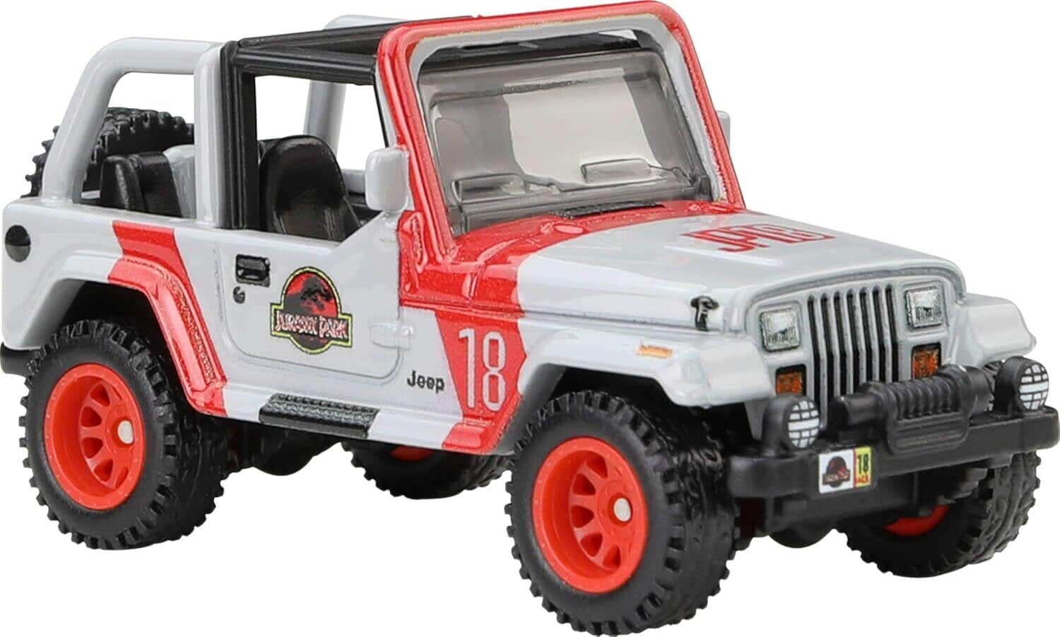 Mattel - Hot Wheels Premium: Jurassic Park '92 Jeep Wrangler Sahara - COLLECTABLES - Multicolor