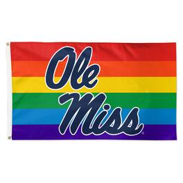 WinCraft - Ole Miss Rebels 3' x 5' Single-Sided Deluxe Team Pride Flag - Multicolor