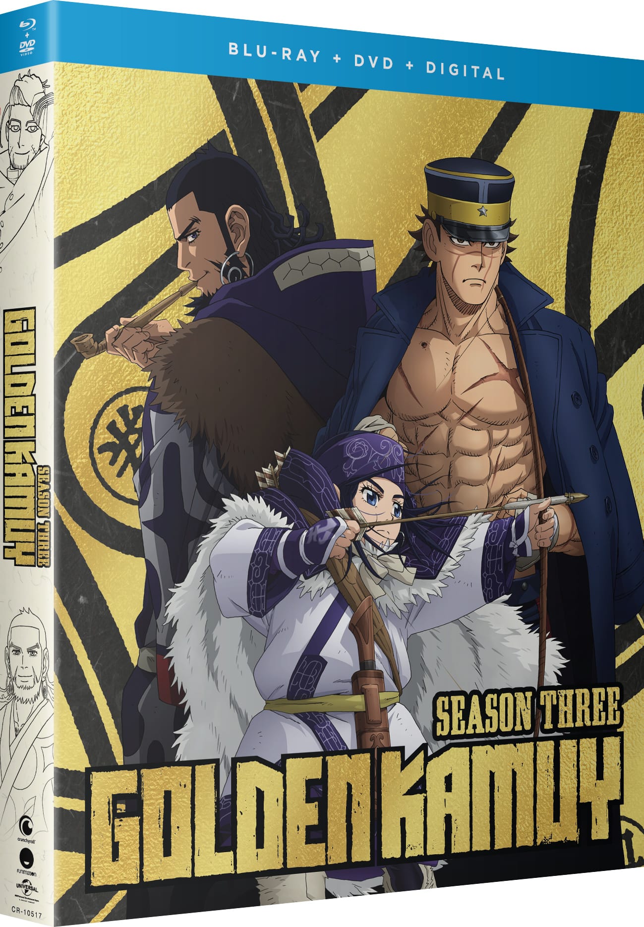 Golden Kamuy: Season Three (Blu-ray + DVD) [Standard] [4 Discs]