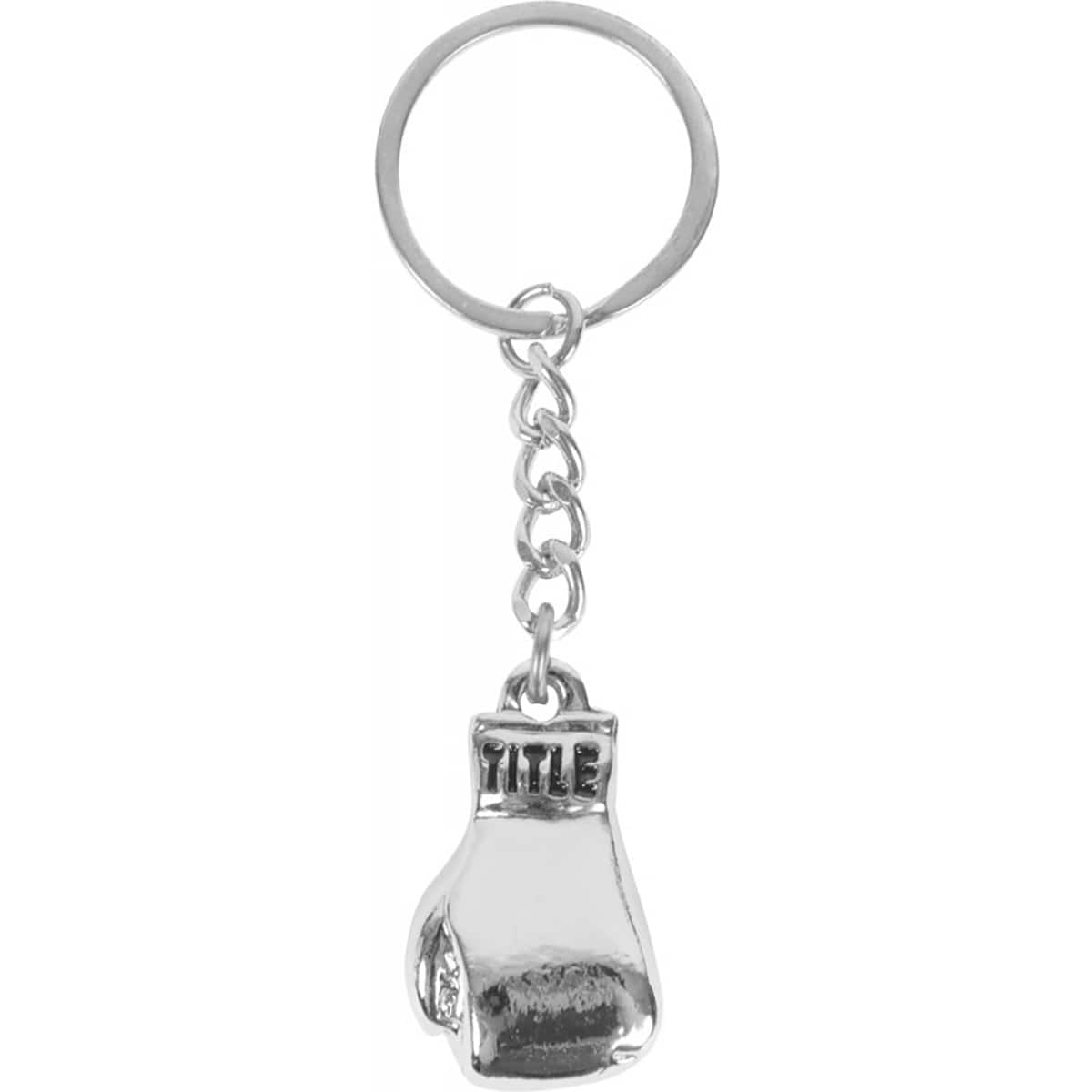 TITLE Boxing - Luxury Glove Keyring - Silver