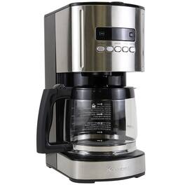 Kenmore - Aroma Control 12-Cup Programmable Coffee Maker, and Stainless Steel, Reusable Filter - Black