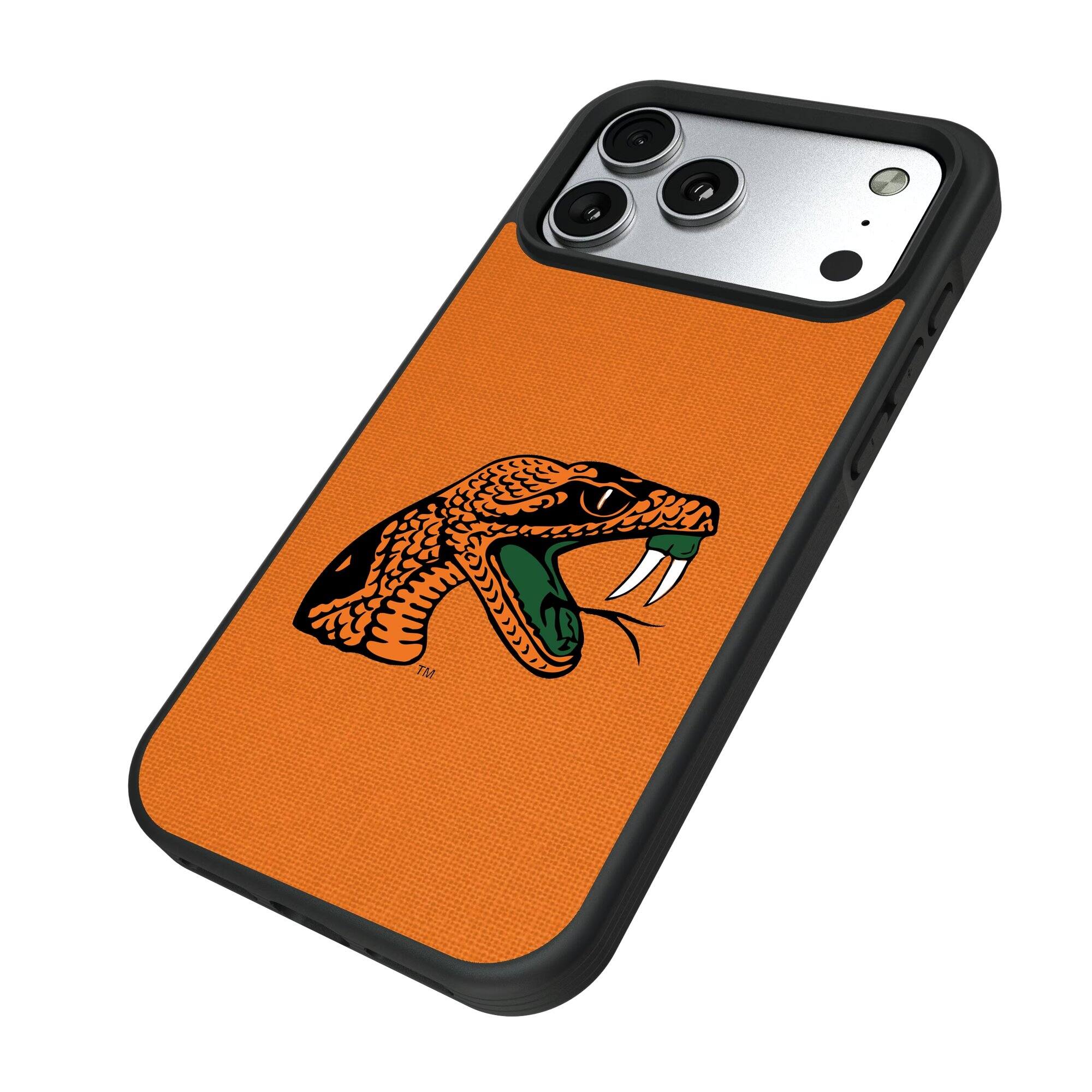 Alt View 1. Keyscaper - Florida A&M Rattlers Bump Case with 8.2ft Drop Protection - 15 Pro - Black.