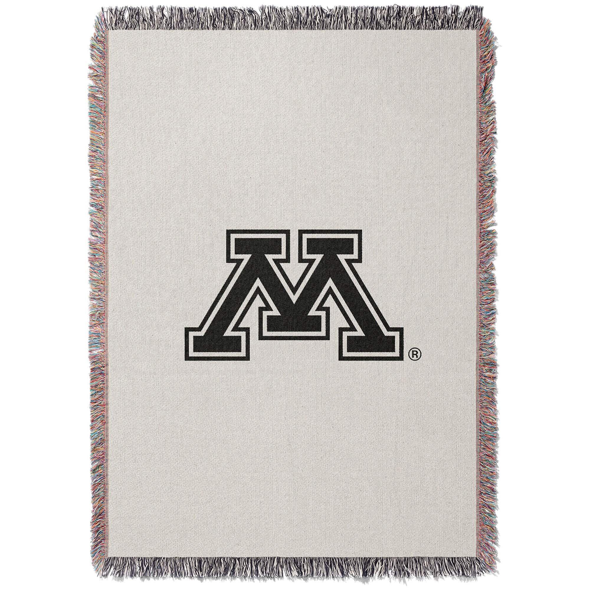 Chad & Jake - Minnesota Golden Gophers Woven Blanket - White