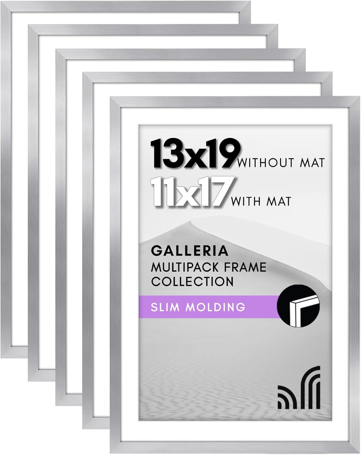 blue 10x10 Picture Frame with Polished Plexiglass Set of 5 Use as 8x8 ...