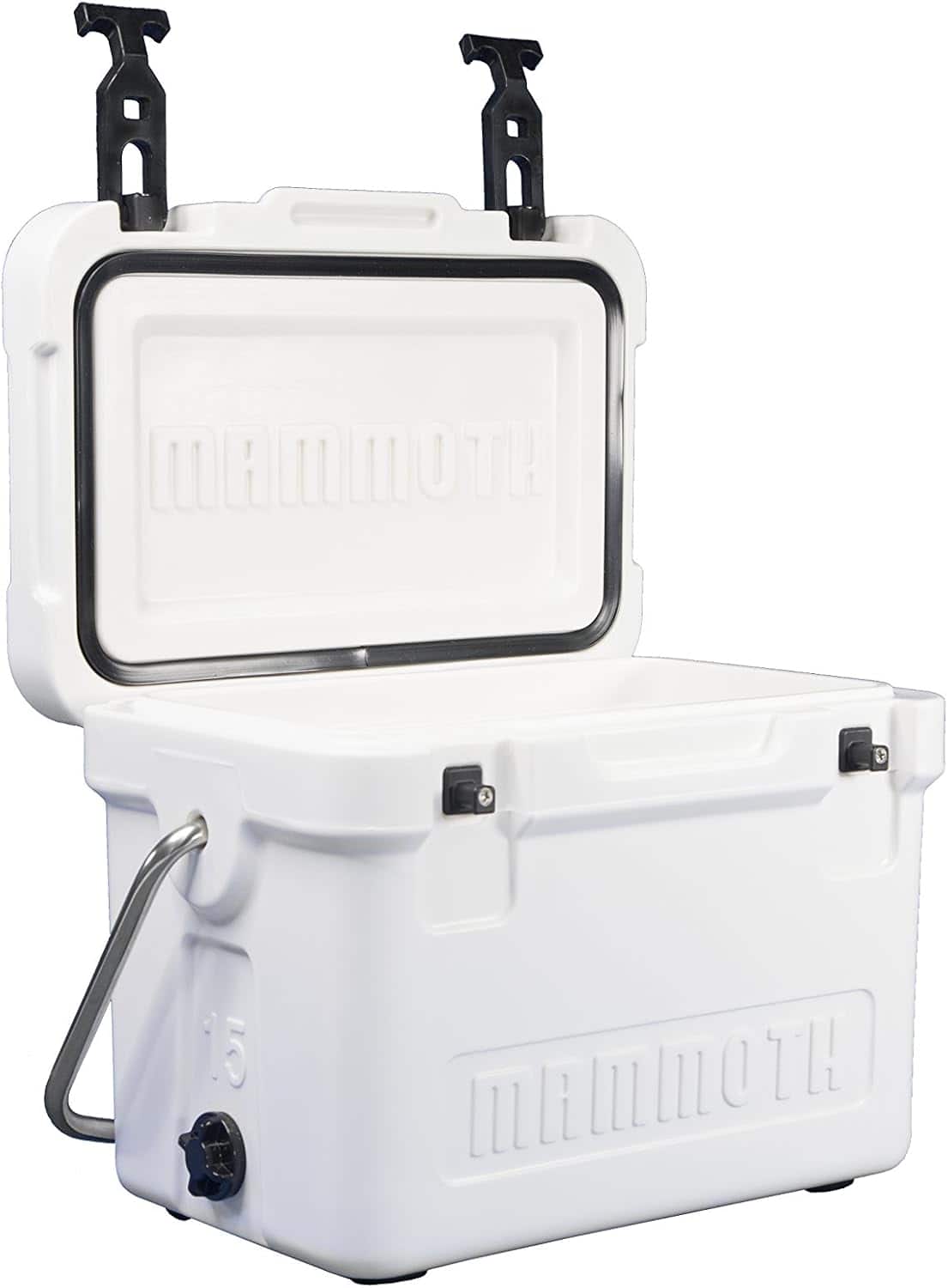 Mammoth - Cruiser Series, Insulated Hard Ice Chest, Durable Double-Walled Rotomolded Construction, Great for On-The-Go Activities - White