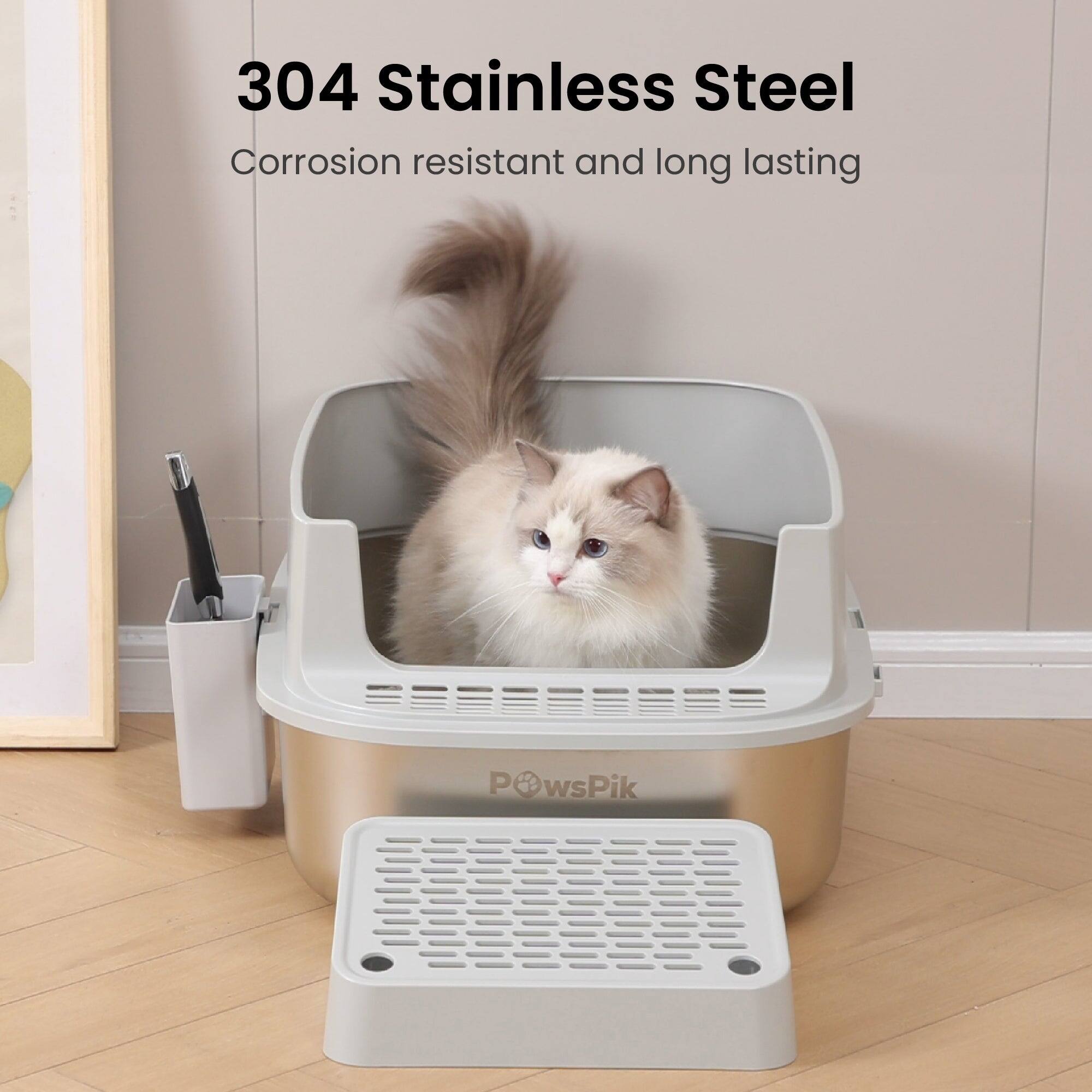 304 Stainless Steel  
Corrosion resistant and long lasting
