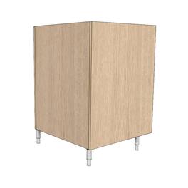 AGA - Base Corner Cube Cabinet - Oak