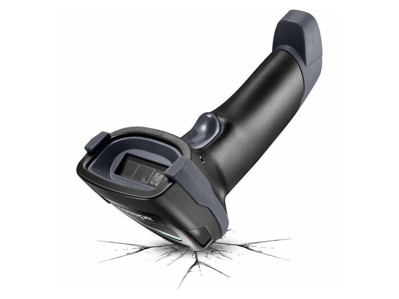 Alt View 3. Adesso - Adesso 2D Barcode Scanner - Wireless/Bluetooth/Wired - IP42 - Retail, Inventory - Black.