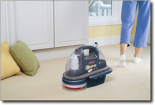 Alt View Standard 3. BISSELL - SpotBot Hands-Free Compact Deep Cleaner - Silver.