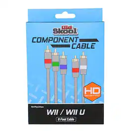 Old Skool - Component Cable for Wii / Wii U - Gray