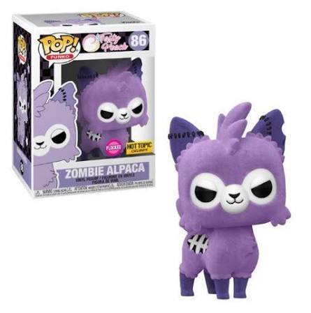 POP! FUNKO  
Kay 86 Peach  
FLOCKED HOT TOPIC  
ZOMBIE ALPACA