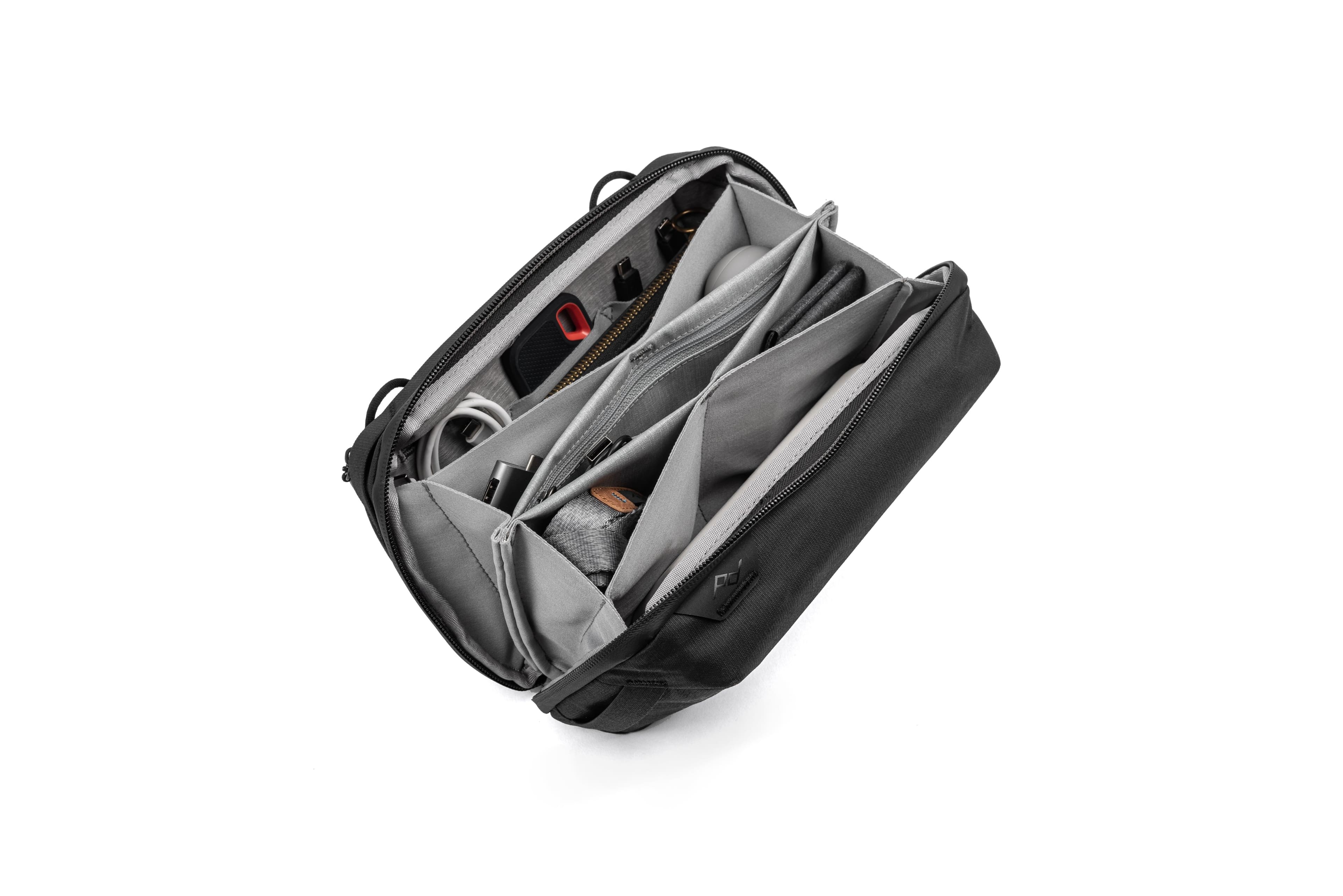 Alt View 13. Peak Design - Tech Pouch - Black.