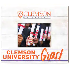 Jardine - Clemson Tigers 11'' x 13'' Grad Picture Frame - White