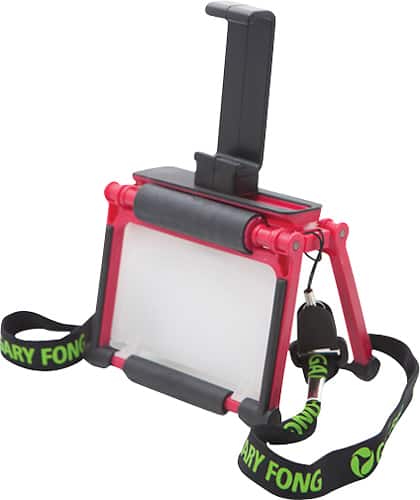 Front. Gary Fong - Flip-Cage with Tripod Adapter for Apple® iPhone® 4 and 4S - California Poppy Red.