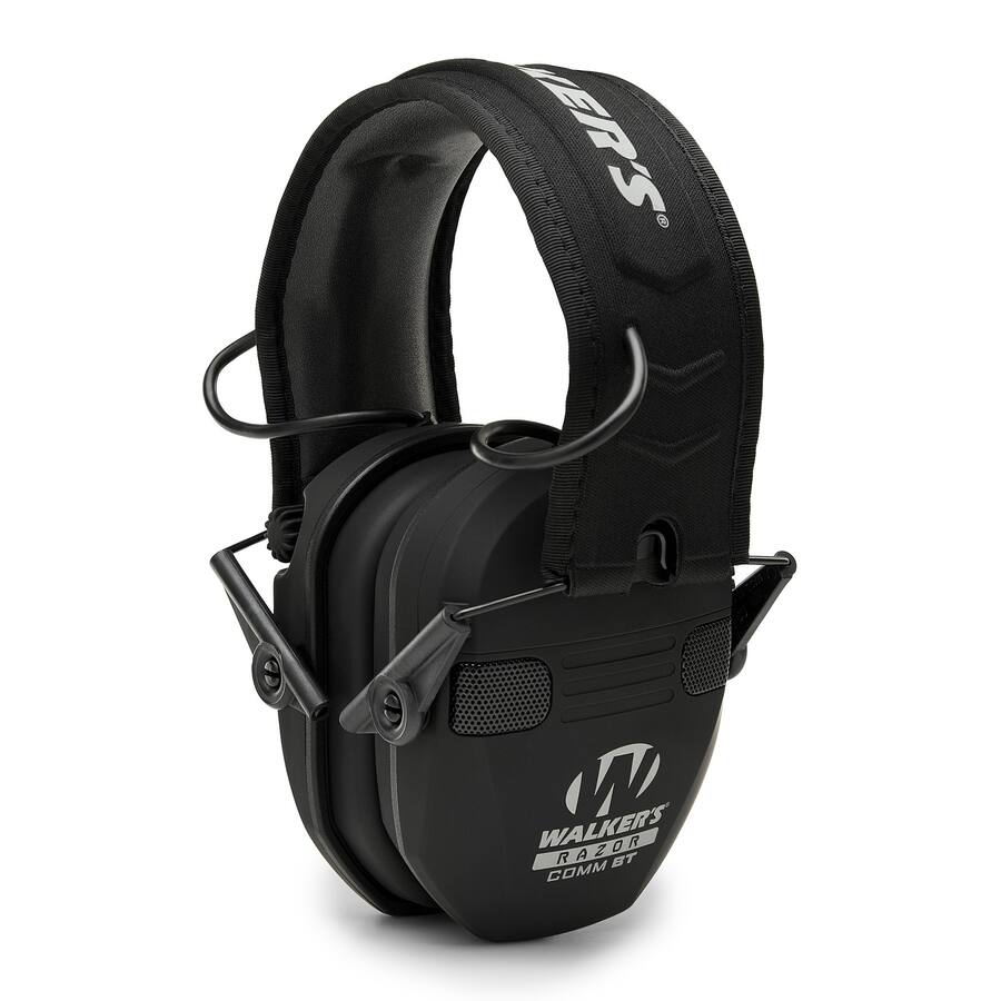 Walker Wedge Razor Walkers Razor Slim Electronic Quad Muff with Bluetooth Bundle Black ...