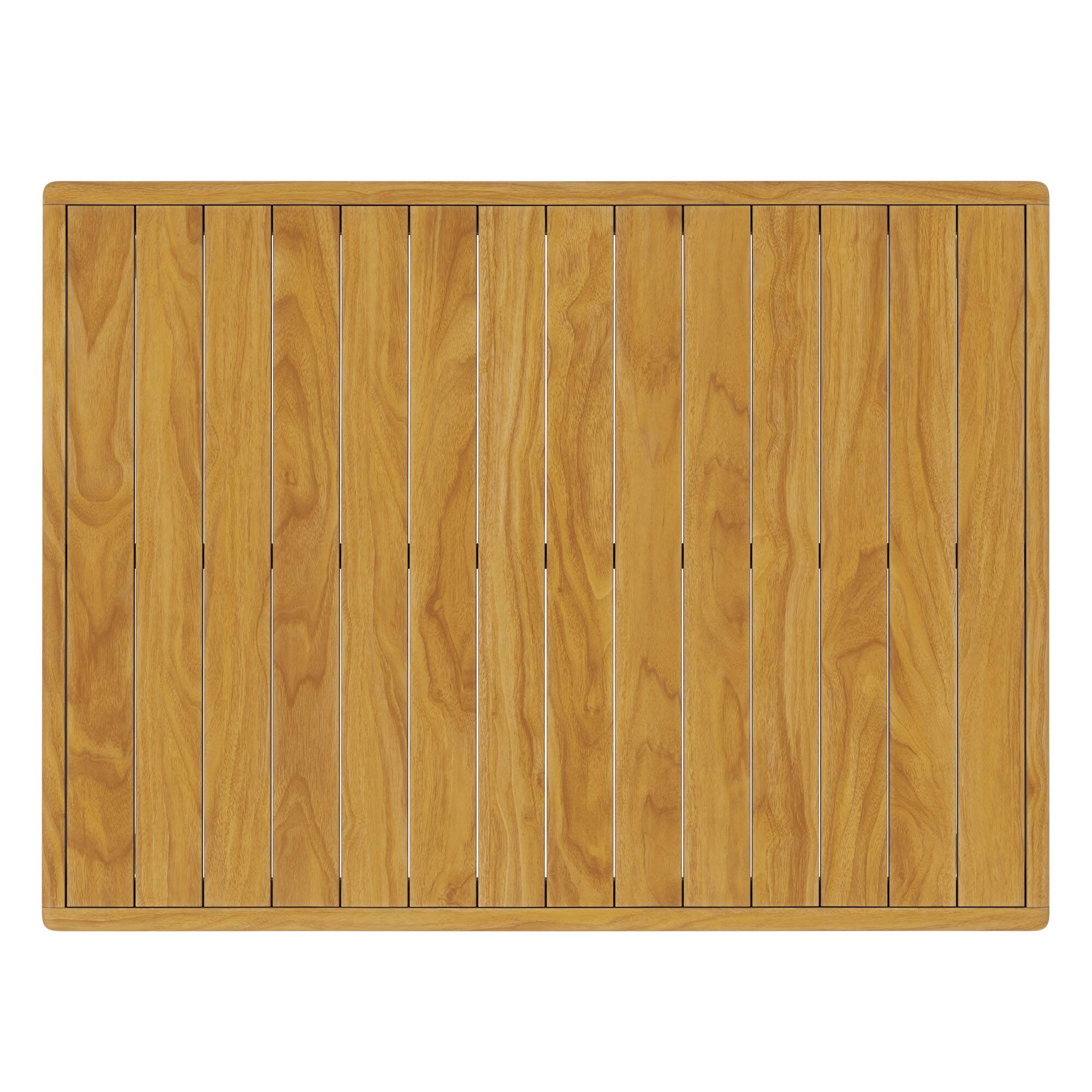Alt View 4. Modway - Wren Outdoor Patio Teak Wood Coffee Table by Modway - Natural.
