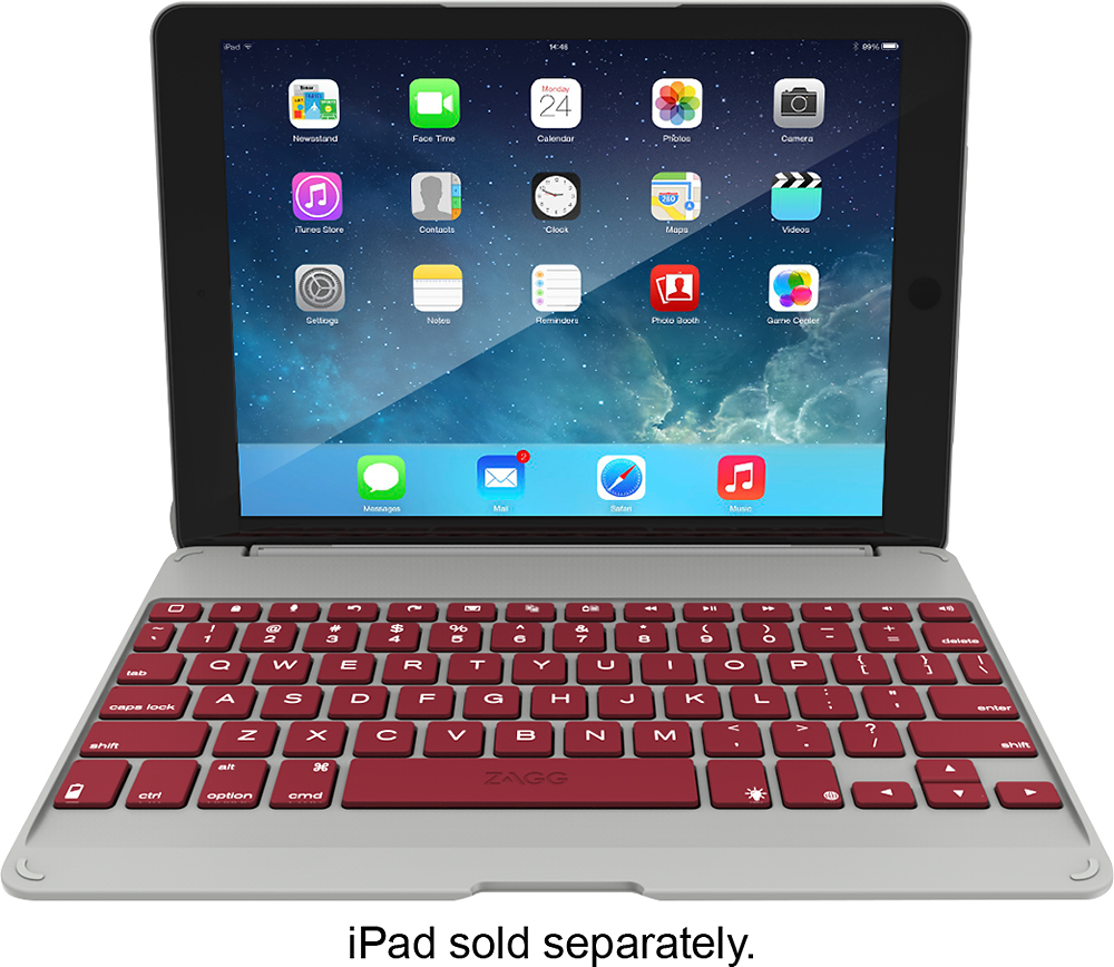 Sage ZAGG Folio Hinged Case with non-Backlit Keyboard for Apple iPad Air 