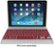 Front Zoom. ZAGG - ZAGGfolio Keyboard Case for Apple® iPad® Air - Crimson.