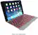 Angle. ZAGG - ZAGGfolio Keyboard Case for Apple® iPad® mini, iPad mini 2 and iPad mini 3 - Crimson.