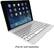 Angle. ZAGG - ZAGGfolio Keyboard Case for Apple® iPad® Air - White.