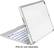 Alt View 11. ZAGG - ZAGGfolio Keyboard Case for Apple® iPad® Air - White.