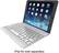 Left. ZAGG - ZAGGfolio Keyboard Case for Apple® iPad® Air - White.