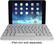 Front. ZAGG - ZAGGfolio Keyboard Case for Apple® iPad® mini, iPad mini 2 and iPad mini 3 - White.